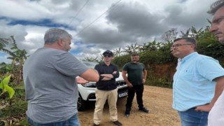 Deputado Ismael dos Santos Visita São João do Itaperiú Deputado Ismael dos Santos Visita São João do Itaperiú