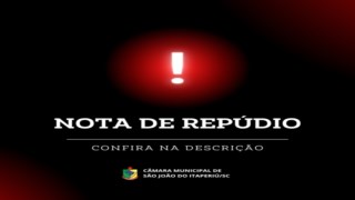 NOTA DE REPÚDIO NOTA DE REPÚDIO