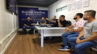 Vereadores Visitam Central de Videomonitoramento de Barra Velha